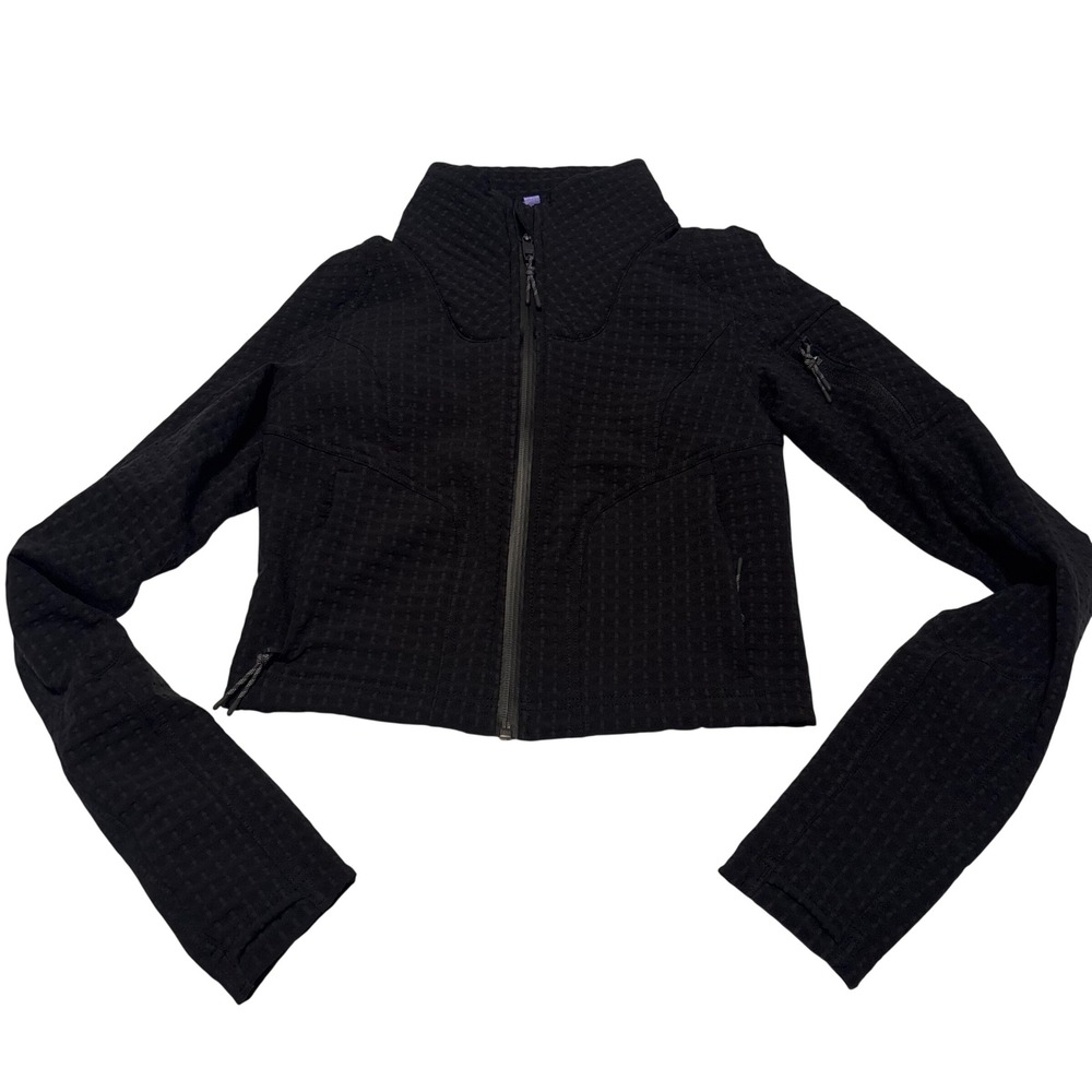 Lululemon Water-Repellent Fleece Hiking Jacket
Black Size 0 LW4BWLS